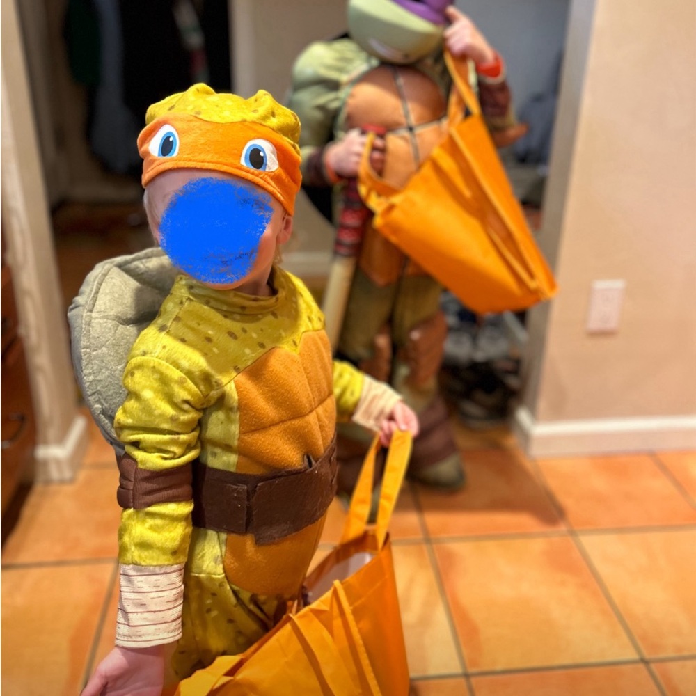 GUC Kids Teenage Mutant Ninja Turtle Halloween costume (Michaelangelo), 2-3T